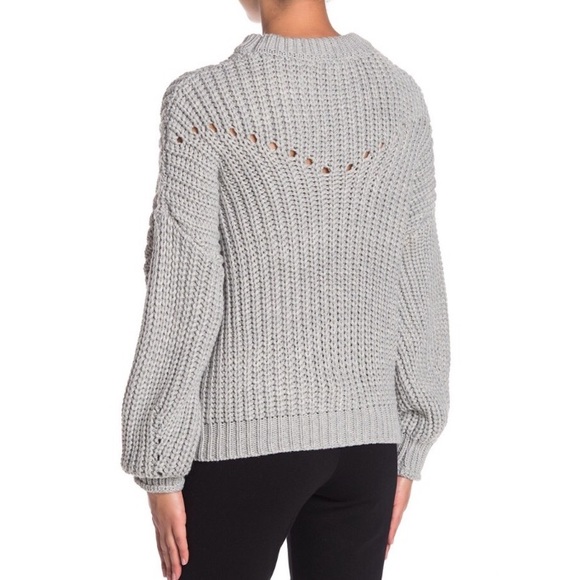 Elodie Chunky Knit Oversized Pullover Sweater - Picture 3 of 6